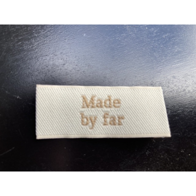 Stof Label "Made by far"