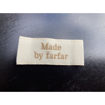 Stof Label "Made by farfar"