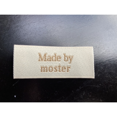 Stof Label "Made by moster"