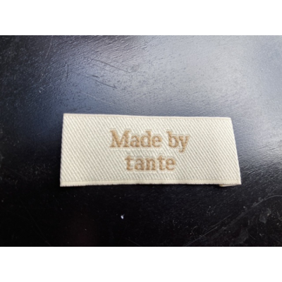 Stof Label "Made by tante"
