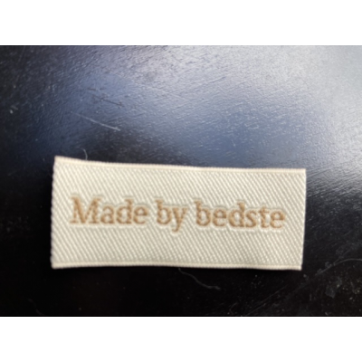 Stof Label "Made by bedste"