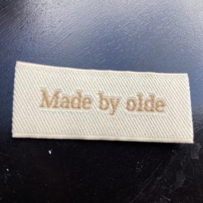 Stof Label "Made by olde"